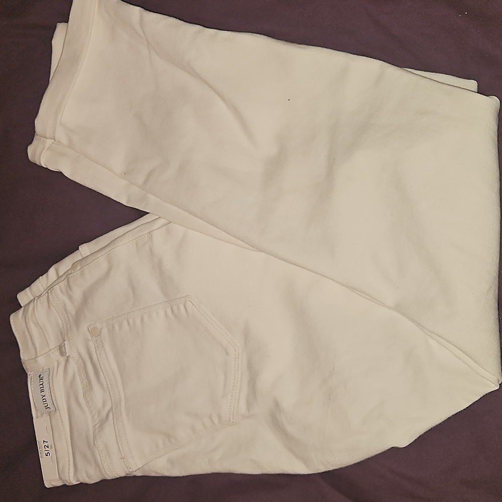 Judy Blue Classic Ivory Boyfriend Fit Denim